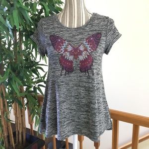 Mudd Butterfly Top Size 16